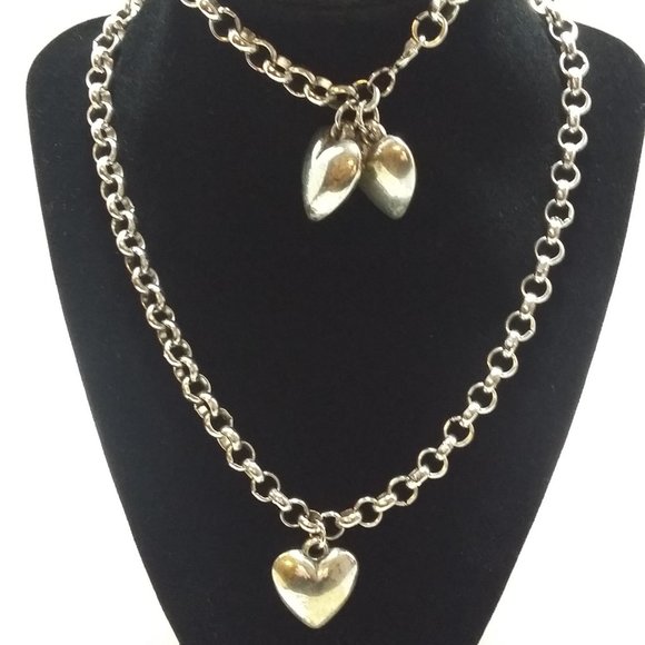 Chunky Rustic Single and Double 18 in. Heart - Picture 1 of 6